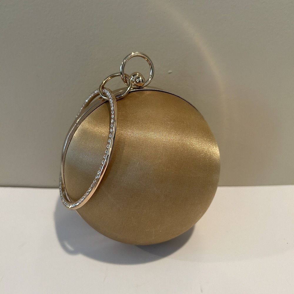 Versona ball‎ Gold clutch purse